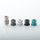 Mission XV Cosmos Drip Tip Set for BB / Billet Box Mod Stainless Steel + Aluminum