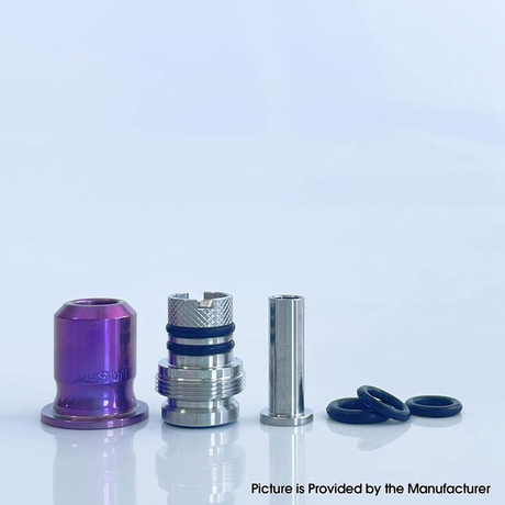 Rekavape Mission Dotaio Tips V2 ARC Style AIO Drip Tip for dotMod dotAIO V1 / V2 Pod Titanium + Stainless Steel