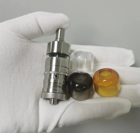 YFTK PC Crystal Hood Cap for Flash e-Vapor V4.5S+ RTA