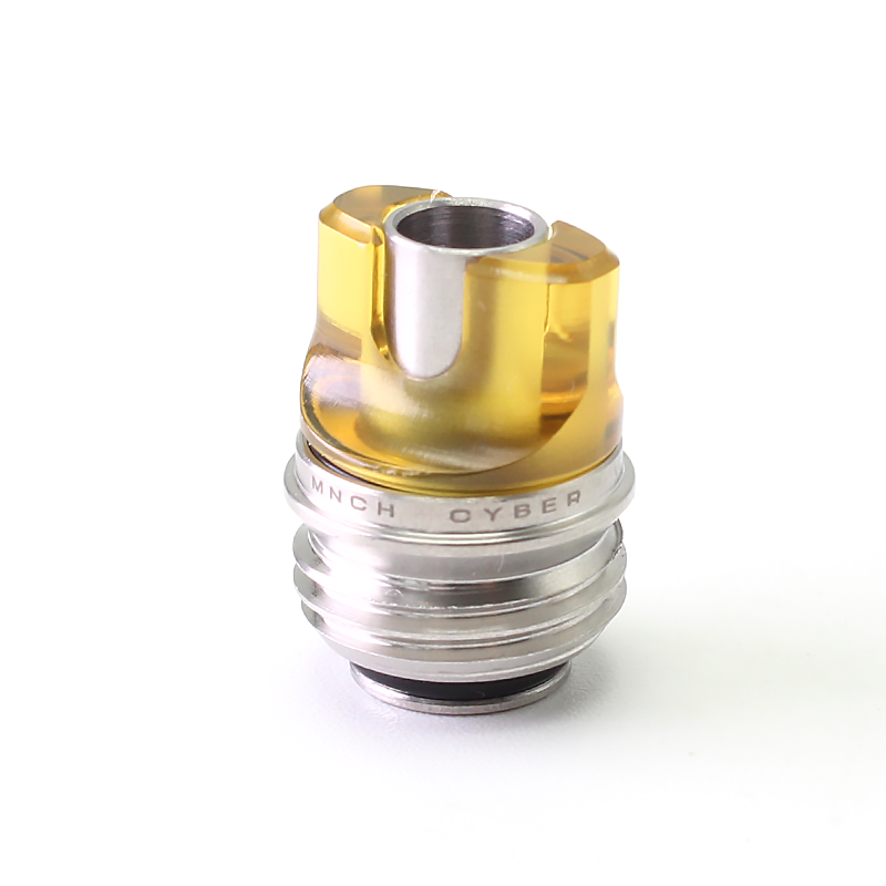 SXK Monarchy Cyber ​​Whistle Lip Set Set для BB / Billet / Boro AIO Box Mod - Silver, 316SS + POM + PET + Acryl + Ultem