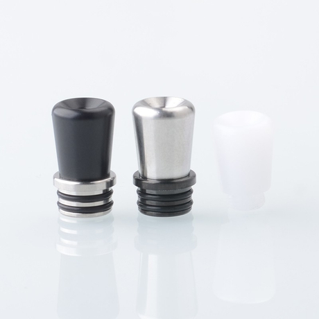 VWM 510 Drip Tip Set Stainless Steel + POM (2 PCS)