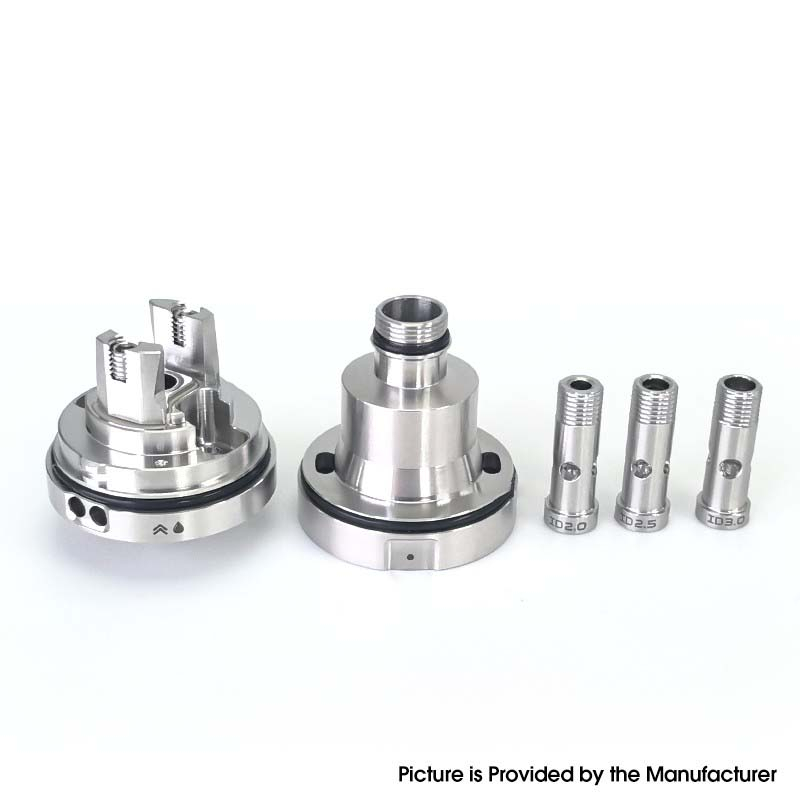 SXK Monarchy Ost Old School Style MTL/DL Base for Ost Old School MTL / DL RTA Atomizer - Silver, Air Pin 