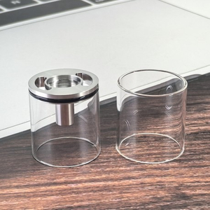 SXK NOLA Style RTA Replacement Extension Extender Tank Tube Kit - Transparent + Silver, 5.0ml