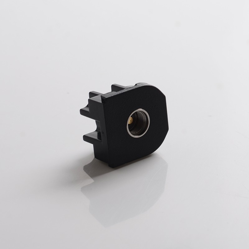 510 Thread Adapter Connector for SMOKTech SMOK Fetch Pro 80W Pod System Vape Kit - Black, Stainless Steel + POM