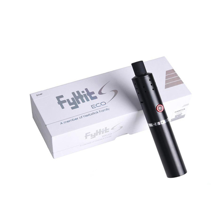 Ceramic Smoking Pipe Device | Fyhit Eco S Vaporizer for Dry Herb 2200mAh Black
