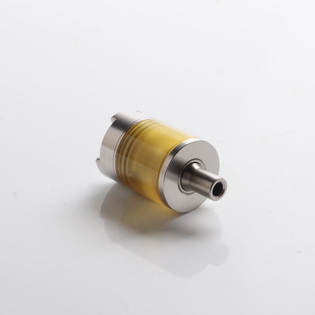 Holy Atty Patibulum Unleashed Style MTL RTA Rebuildable Tank Vape Atomizer - Silver, 316SS + PEI, 3.5ml, 22mm Diameter