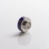 Authentic Steam Crave Aromamizer Ragnar RDTA Replacement 810 Wide Bore Drip Tip - Purple, Honeycomb Resin + SS, 22mm Diameter