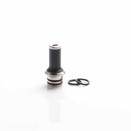 Noi Style Replacement MTL 510 Drip Tip for RDA / RTA / RDTA / Sub-Ohm Tank Vape Atomizer - Black, POM, 23mm