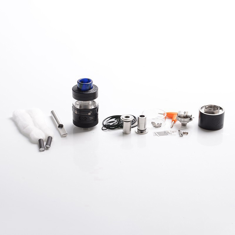 Authentic Steam Crave Aromamizer Plus V2 DL RDTA Rebuildable Dripping Tank Vape Atomizer Advanced Kit - Gold, 8/16ml, 30mm Dia.