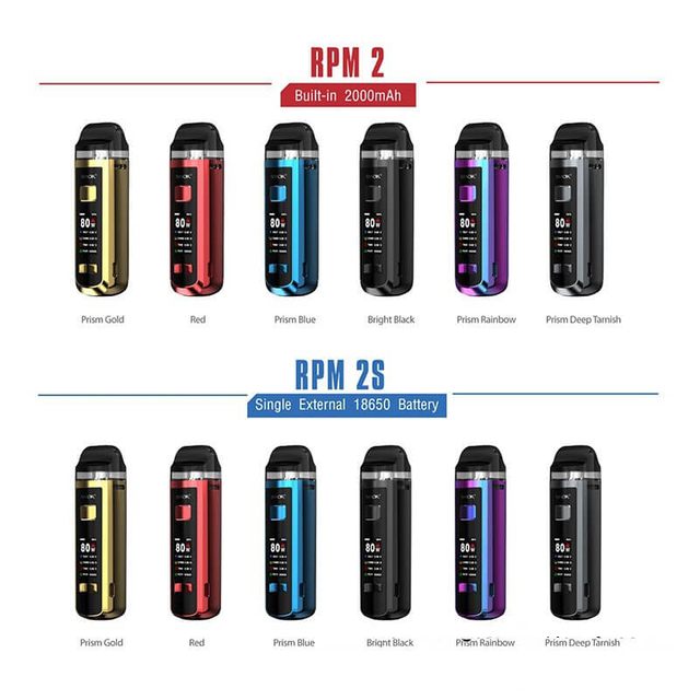Authentisch SMOK Tech SMOK RPM 2S 80W VW POD -System Vape Mod Kit 1 ~ 80W