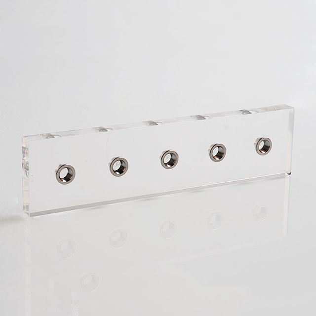 Authentic Coil Father 5-Connector Display Base Stand for RDA / RTA / Sub Ohm Tank Atomizer - Transparent, Acrylic
