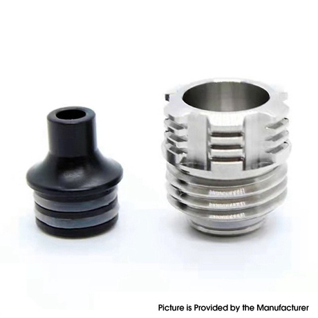 Replacement Drip Tip for SXK BB / Billet / Vandy Vape Pulse AIO / Cthulhu AIO / Boxx Mod Kit Replacement Drip Tip Stainless Steel + POM
