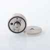 Replacement Build Deck for Empire V Style RTA – Knurled Surface, Silver Stainless Steel