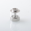 Empire V Style RTA Replacement Glass Tank Tube Kit – Blank / Knurled Surface, Stainless Steel Base, Transparent