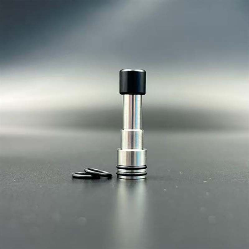 Long 510 Drip Tip – Stainless Steel Base + Interchangeable Mouthpiece for RTA / RDA Atomizers
