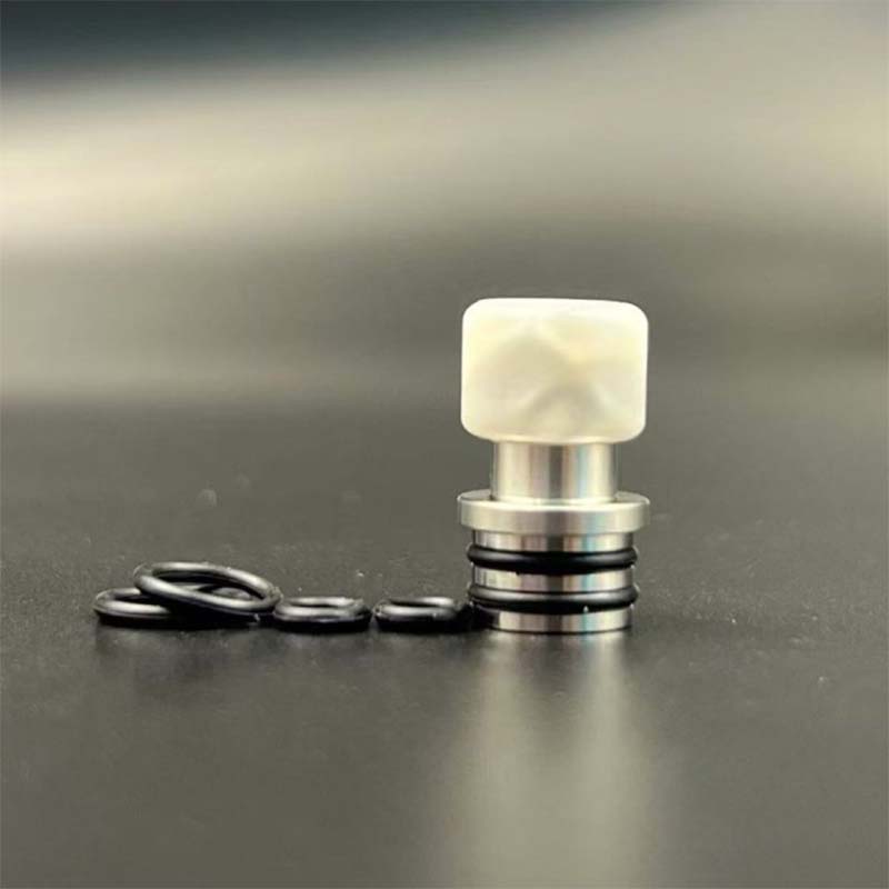 D-tip Bros Style 510 Drip Suggerimento-Boppaggio in acciaio a disposizione + bocchetto di resina per RTA RDA Atomizers
