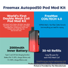Authentic FreeMax Autopod50 50W 2000mAh VW Box Mod Pod System Vape Starter Kit, 0.25ohm / 0.5ohm, 4ml, 5~50W