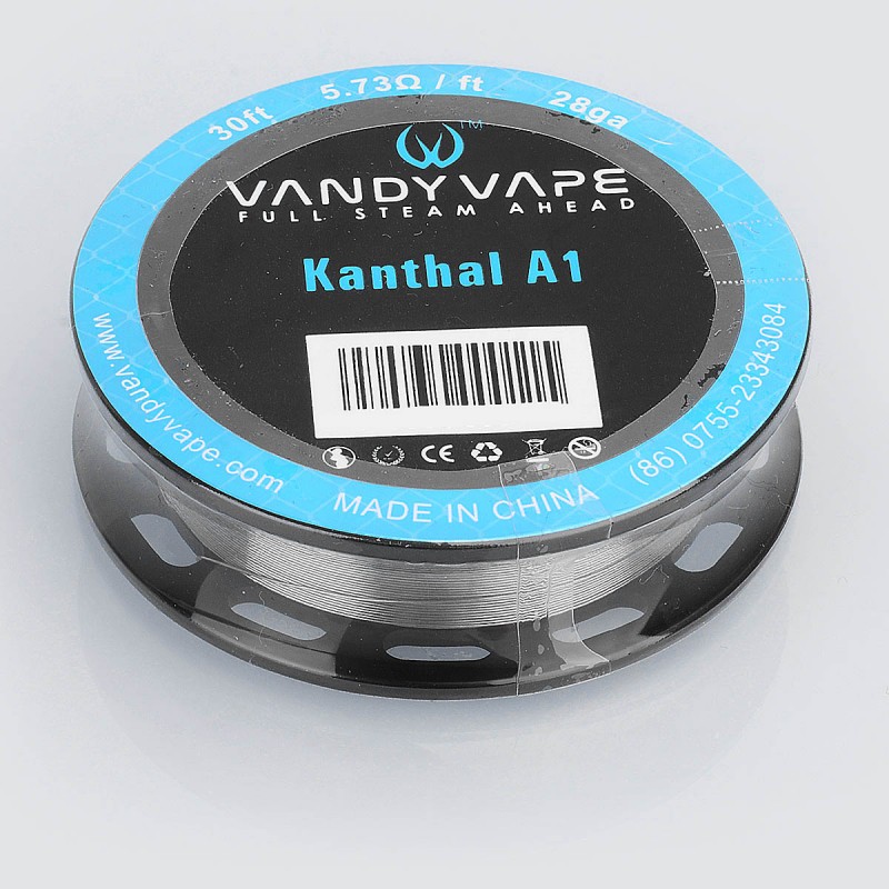 Authentic Vandy Vape Kanthal A1 Heating Resistance Wire - 28GA, 5.73 Ohm / Ft, 10m (30 Feet)