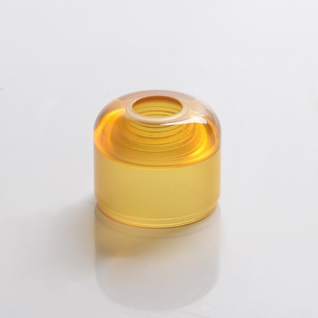 SXK Replacement Top Cap for Flash e-Vapor V4.5S+ RTA Vape Atomizer - Yellow, PEI