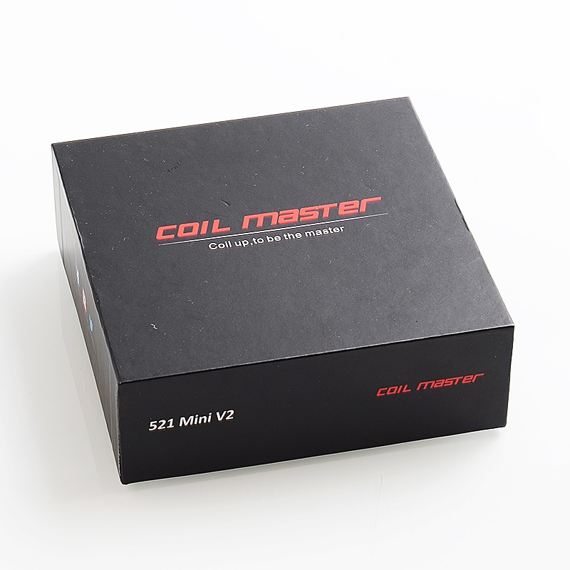 Authentic Coil Master 521 Mini V2 Tab Resistance Tester Ohm Meter Coil Rebuilding Deck - 0.05~9.9ohm