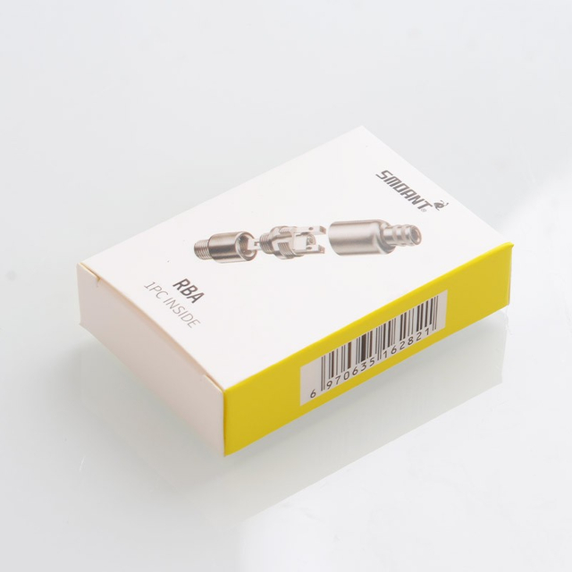 Authentic Smoant Pasito Pod System Replacement RBA Single Coil Head - Silver