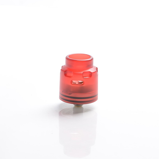Authentic Hellvape Dead Rabbit SE RDA Rebuildable Dripping Vape Atomizer w/ BF Pin - Red, PCTG + SS, 24mm Diameter