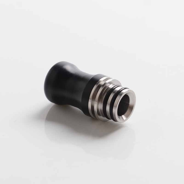 Authentic Auguse Replacement MTL 510 Drip Tip for RDA / RTA / RDTA / Sub-Ohm Tank Vape Atomizer - Black, POM, 22.5mm