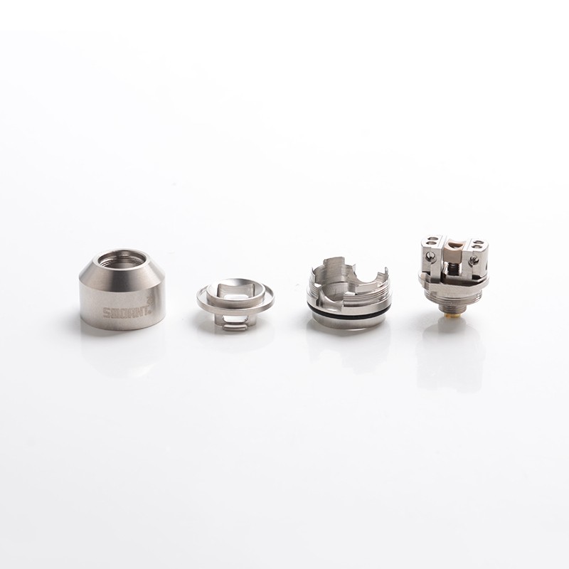 Authentic Smoant Ladon AIO 2in1 Tank Replacement RBA Coil Head - Silver