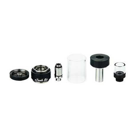 Authentic Ehpro eTank S2 Sub Ohm Tank Clearomizer - Black, Stainless Steel