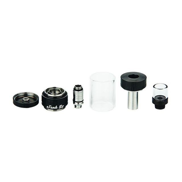 Authentic Ehpro eTank S2 Sub Ohm Tank Clearomizer - Black, Stainless Steel