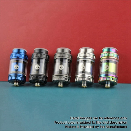 Authentic Dovpo x Vaping Bogan Blotto Mini RTA Rebuildable Tank Vape Atomizer, Glass + PCTG, 2ml /4ml, 23.4mm Diameter