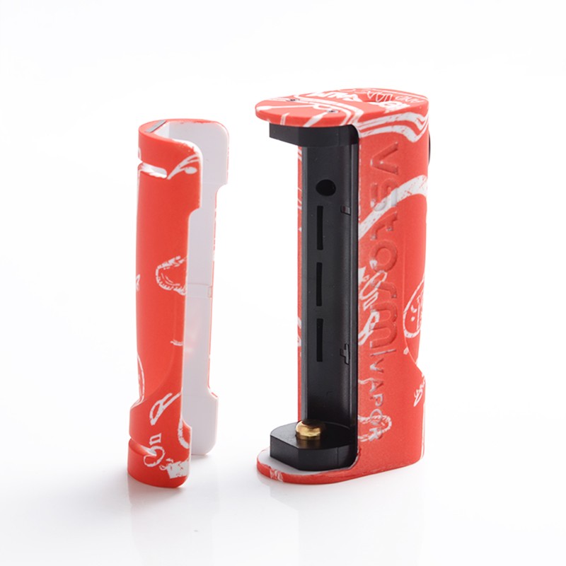 Authentic Vapor Storm Eco 90W Mechanical Box Mod - Vapo on White, ABS, 1 x 18650