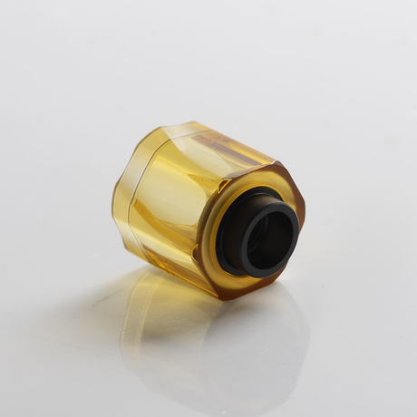 Authentic Auguse Era MTL RTA Vape Atomizer Replacement Hexagonal Tank Tube - Translucent Yellow, PCTG