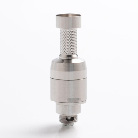 SXK Mission XV KRMA GEN Style Bridge RBA Atomizer w/ 5 Airflow Reducers for SXK BB / Billet Box Mod Vape Kit - Silver, 316SS