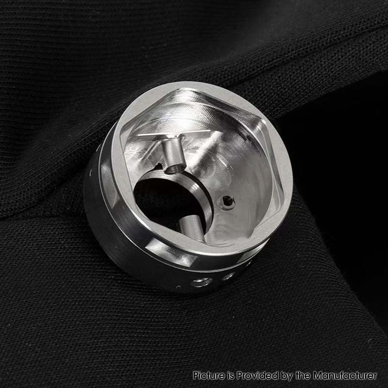 YFTK Cap de reemplazo AFC para Ambition Mods Bishop MTL RTA - Silver
