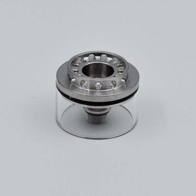 Authentic GDMODS MD-01 RTA Replacement Short Tank – 2.5ml, Stainless Steel & Glass