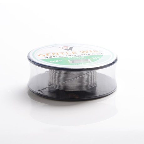 Authentic Vivismoke Gentle Fused Clapton MTL Ni80 Heating Wire - Silver, 30GA x 2 + 40GA, 3.93ohm / ft, 10ft (3 Meters)
