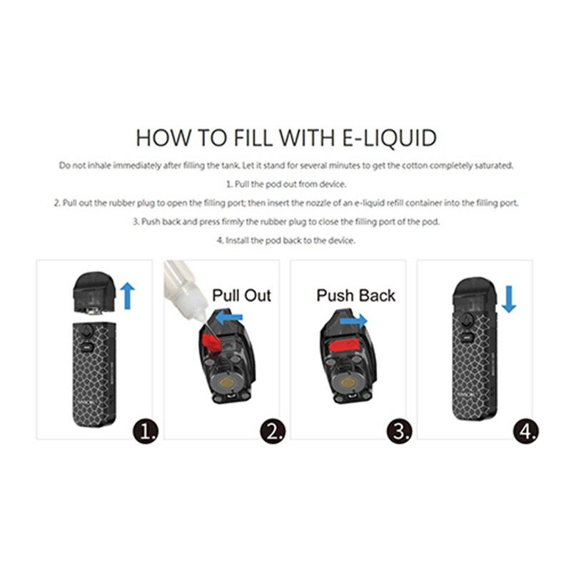 Authentic SMOK Nord 4 Replacement Nord RPM Empty Pod Cartridge for RPM Series Coils - 4.5ml (3 PCS)