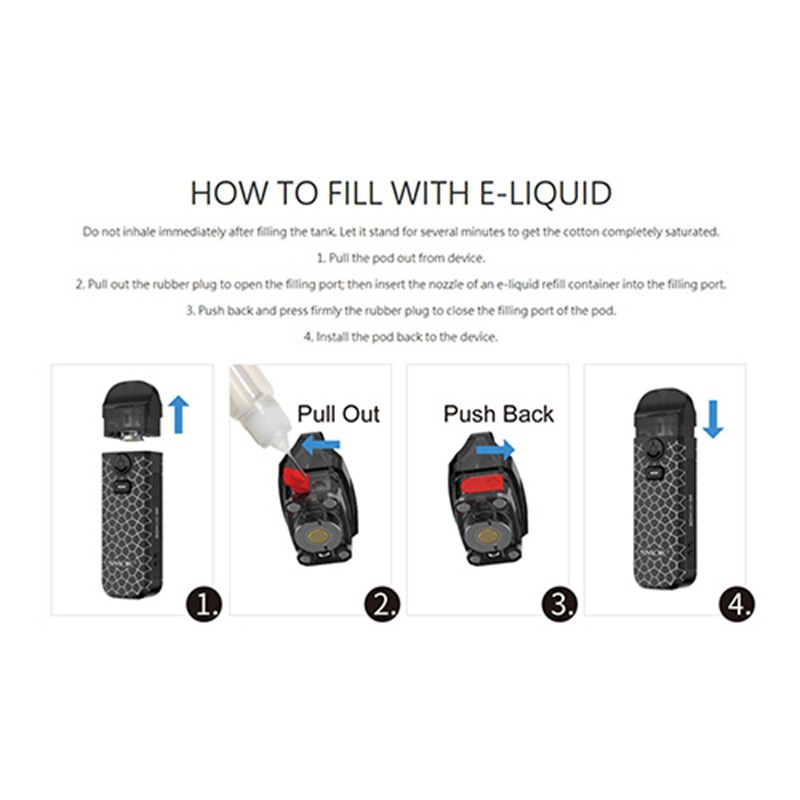 Authentic SMOK Nord 4 Replacement Nord RPM Empty Pod Cartridge for RPM Series Coils - 4.5ml (3 PCS)