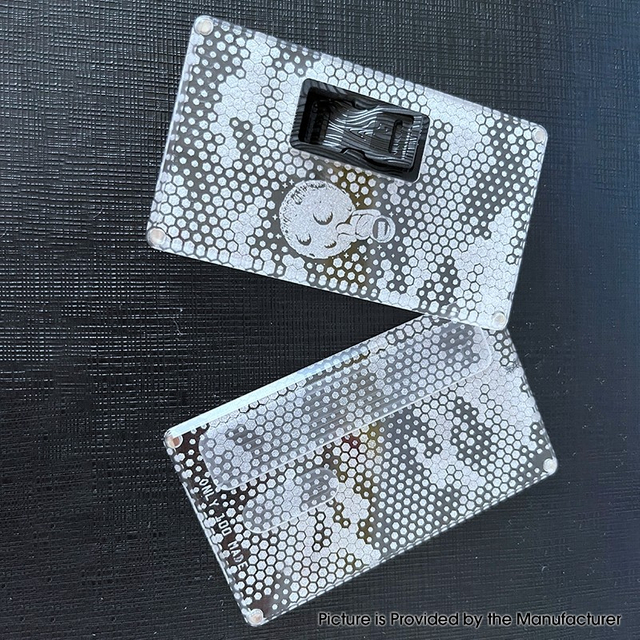 Force Field Replacement Square Button Front + Back Cover Panel Plate for DNA 60W / 70W BB Style Box Mod PMMA