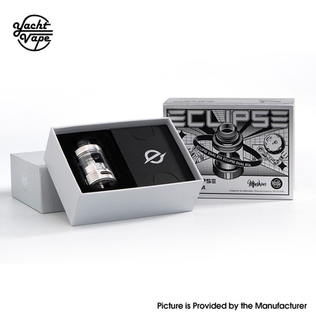 Authentic Yachtvape & Mike Vapes Eclipse Dual RTA Rebuildable Tank Vape Atomizer 4 / 6ml, 25mm Diameter