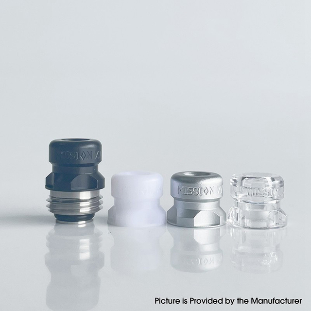 Mission Tips V2 Mini Nuke Style Drip Tip Set for BB / Billet Boro AIO Mod 4 PCS Mouthpieces