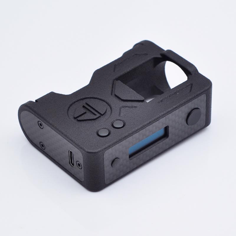 Black Knight 3D Print All-in-One 80W Box Mod – VW, 18650 Battery, Coil Building Tap