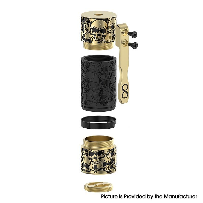 Authentic Thunder Cloud Hyperion V2 Mechanical Mod – 1x18650 / 21700 Battery, Premium Mech Tube Mod