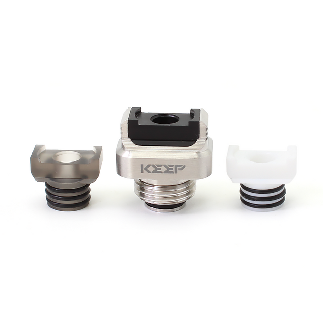 SXK PRC Keep MVP Drip Tip Kit for BB / Billet / Boro AIO Box Mod 316SS, 3 PCS Mouthpiece (PC + PET + POM)