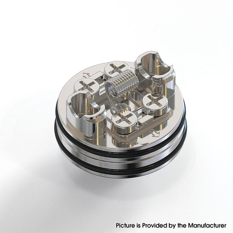 Authentic Auguse ERA V4 MTL RTA Rebuildable Tank Atomizer - Silver, 22mm Diameter