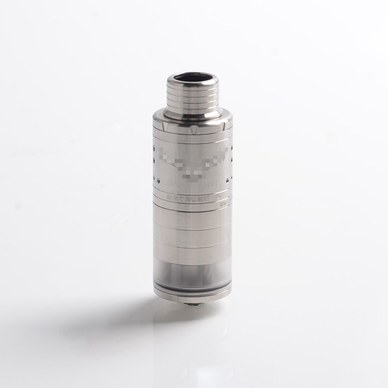 VG Extreme V2 Style RTA Rebuildable Tank Vape Atomizer - Silver, 6.5ml, 23mm Diameter