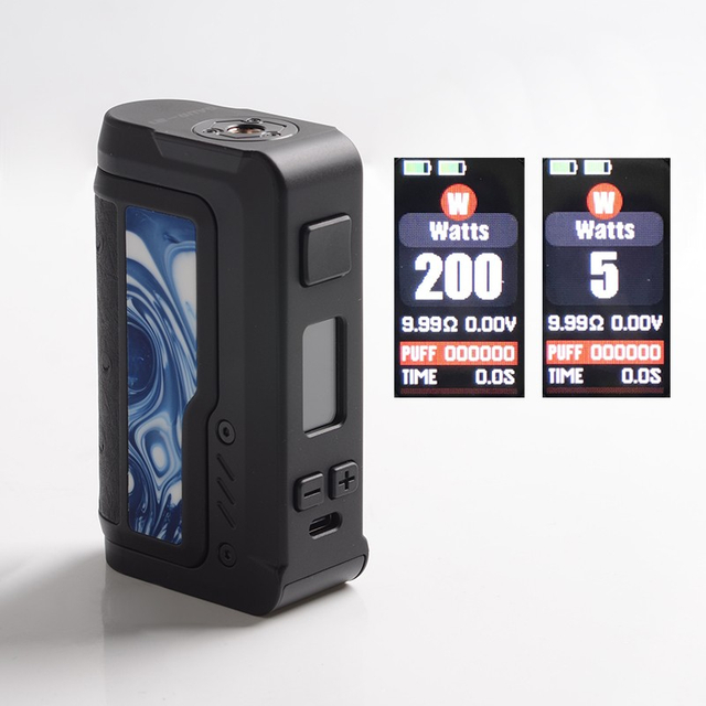 Authentic Vandy Vape Gaur-21 200W Dual 21700 Vape Box Mod, VW 5~200W, 2 x 18650 / 21700