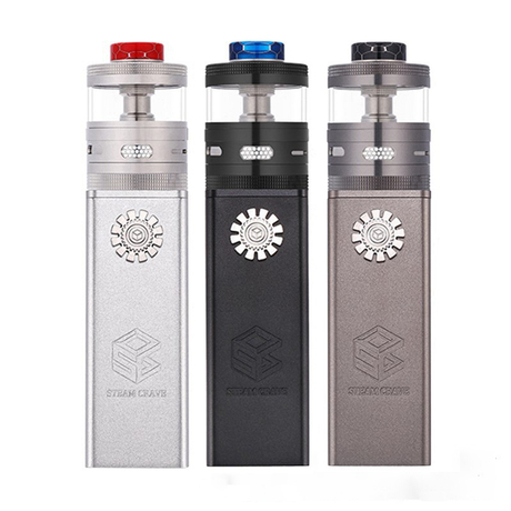 Steam Crave Aromamizer Titan V1.5 VV Box Mod + Titan V2 RDTA Combo Kit, 0.1~8.4V, 4 x 18650, 20ml / 32ml