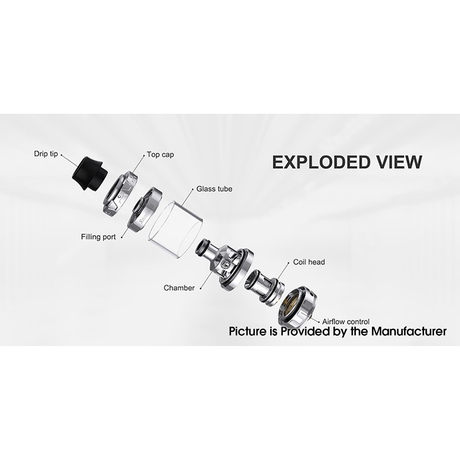 Vapefly Kriemhild II Sub Ohm Tank Vape Atomizer, 4.0ml / 5.0ml, 0.2ohm / 0.3ohm, Standard Edition-W Version